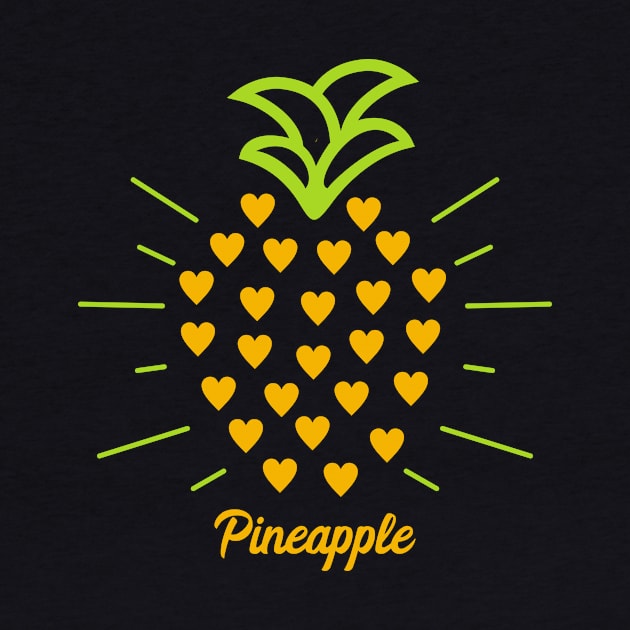 Pineapple in Love by VEKTORKITA